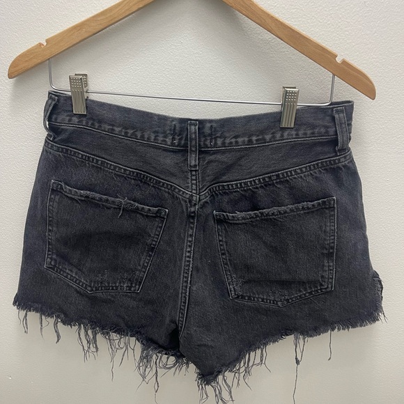 Agolde Black Jean Shorts - Picture 7 of 13